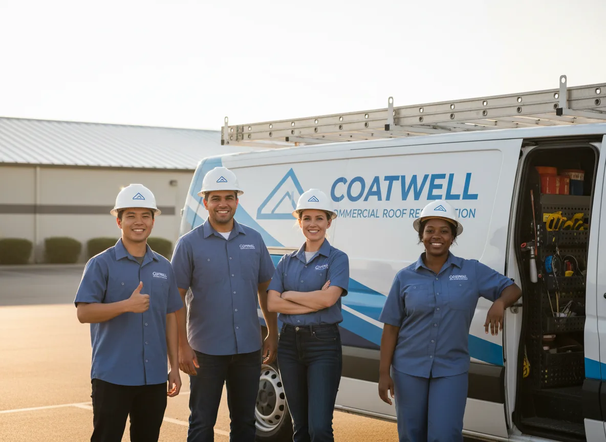 Commercial roof coating company in Middletown, IA